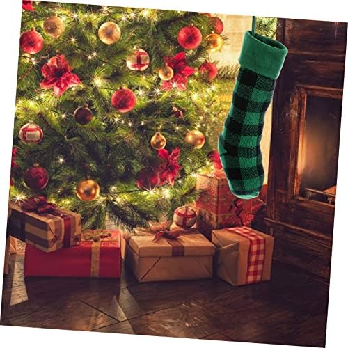 Homoyoyo 1 pc גרבי חג המולד שקיות מתנה ממתקים גרבי גרב גרביים תליון גרביים סרוגים סנטה גרבי גרביים שקית בולסס נווידנאס פארה