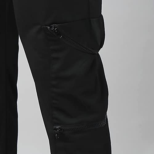 מכנסי ג'וג'רס של NYYBW Mens - מכנסי מסלול פיתוח גוף מזדמנים של מכנסי פיתוח גוף מכנסי טרנינג מחודדים עם כיסים עם כיסים עם כיסים