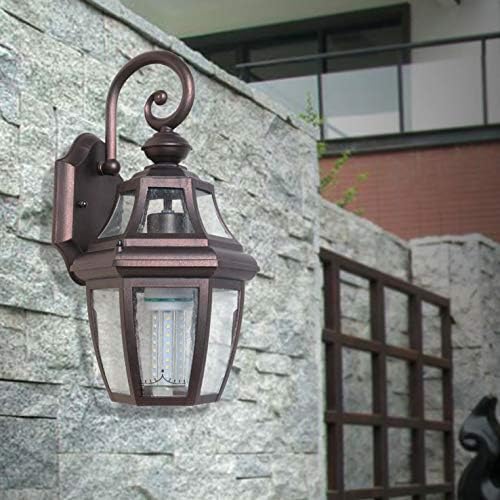 Zhaolei קיר חיצוני מנורה בסגנון אירופאי אטום מים מנורת גינה וילה קיר חיצוני קיר מנורה קיר מנורת קיר מנורה קדמית מנורה