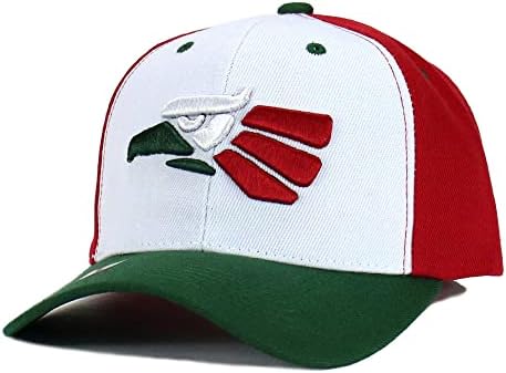 מקסיקו כובע מקסיקני Hecho en Mexico Eagle Aguila רצועה מתכווננת גב מעוקלת כובע בייסבול