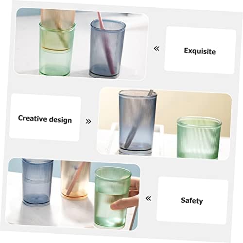 Zerodeko 15 PCS כוסות מברשת שיניים אמבטיה כוסות שתייה בלתי ניתנת לשבירה כוס אחסון ספל פשוט לשימוש חוזר מברשת איפור ניידת ML