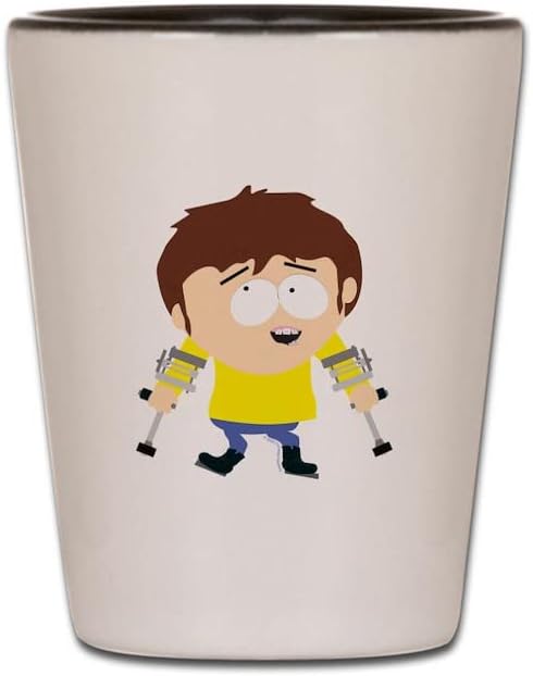 Cafepress South Park Jimmy Valmer Shot זכוכית, זכוכית יריות ייחודית ומצחיקה