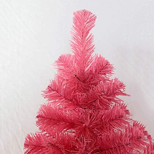 עץ חג המולד המלאכותי המיני, עץ אורן חג המולד צירים פרמיום עם עמדת פלסטיק PVC מושלמת לקישוט חופשה מקורה, קל