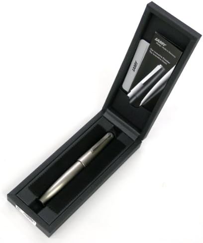 עט מזרקת Lamy L02-F, Nib F, 2000, מפלדת אל חלד ראשונה, סוג צריכת