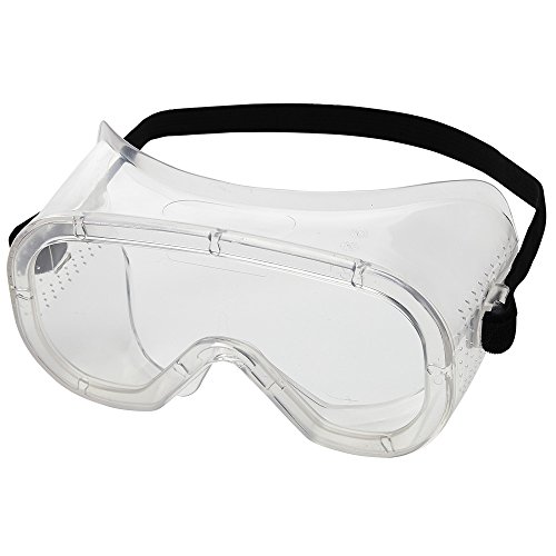 משקפי בטיחות SellStrom הגנה על עיניים, מגן עיניים מגן גמיש, מגן רך לגברים ונשים עם עדשה וגוף ברור, אוורור ישיר,