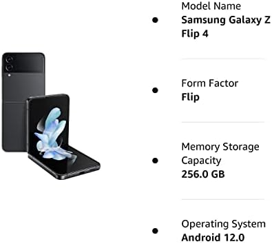 Samsung Galaxy Z Flip 4 מפעל לא נעול SM-F721U1 256GB גרפיט
