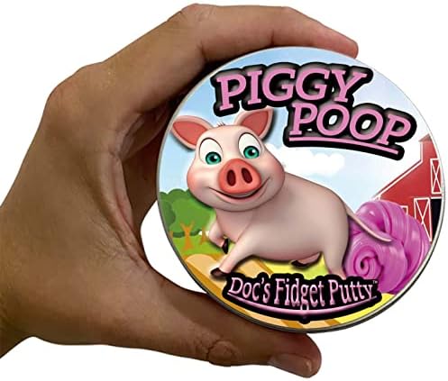 Gearsout Piggy Popget Putty Putty טיפול בהקלה על בצק בצק צעצוע טיפולי ורוד במשרד מתכת מצחיק, בית ספר, מרחיקת שחרור