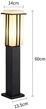 TQXDD וינטג '60 סמ פנס זכוכית מנורת עמוד