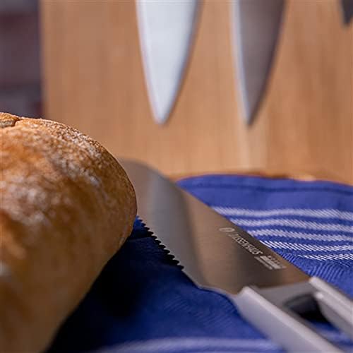בלוק סכין עץ מגנטי זסנהאוס לדלפק מטבח, אלון טבעי, 11 על 3.5