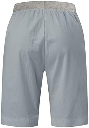 מכנסי מטען לנשים עם חצאית לבנה בכיסים. מכנסי חוף אתלטים בתוספת גודל ספורט חצאית אימון טניס קצר