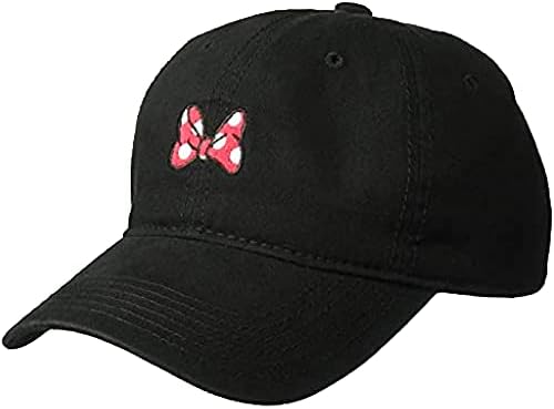 קונספט אחד דיסני מיני מאוס רקום כותנה מתכוונן אבא כובע, בייסבול כובע עם מעוקל ברים
