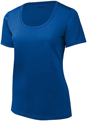 Dri-Equip Ladies upf 50 UV הגנה מפני הגנה מפני שרוול קצר מידות חולצת טריקו XS-4XL