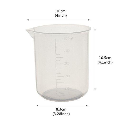 סאים פלסטיק מדידת כוס 250 מ ל ברור מדידת כוסות נוזל מיכל בית ספר מעבדה מטבח 12 יחידות