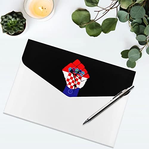 העלה אגרוף קרואטיה דגל אקורדיון קובץ ארגונית עם 6 כיס הרחבת קובץ תיקיית הגשת תיקיית עבור בית משרד