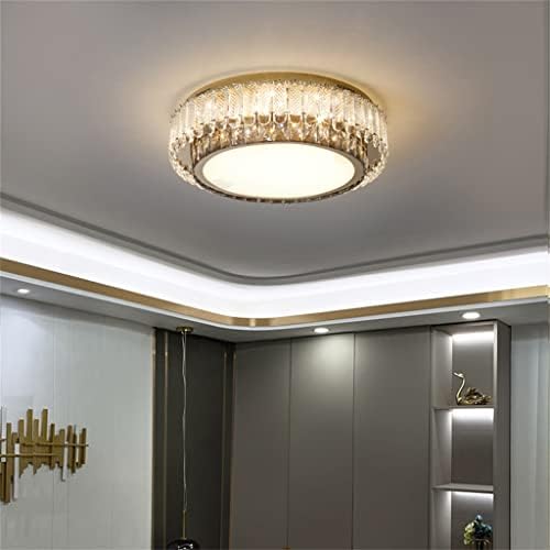 אורות תקרה נורדיים של JydQM מנורת תקרה LED גביש לתאורת חדר אוכל בסלון חדר אוכל