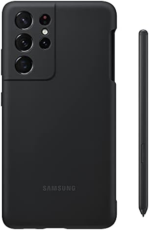 Samsung Galaxy S21 Ultra 5G כיסוי סיליקון עם S Pen Black
