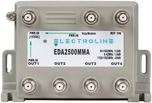 אלקטרולינה EDA2500MMA 4-יציאה RF/CATV מגבר חלוקת