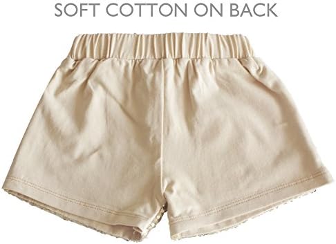 קוד מבולגן תינוקות קצרים פעוטות מכנסי נצנצים קצרים עם קשת