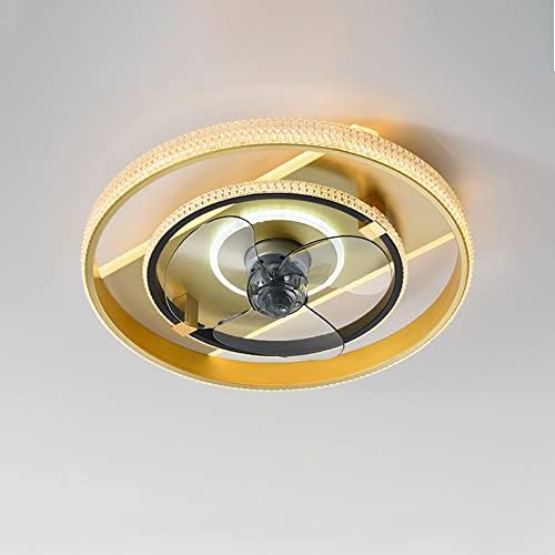 נברשות Fazrpip, אוורור מקורה 120 וולט גופי LED LED תדר חכם המרה מנורת חדר שינה סלון מאוורר תקרת המפנה נברשת מהירות