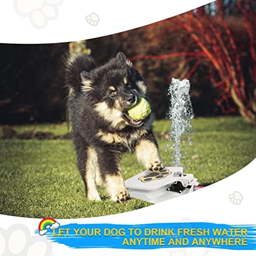 אלון חיצוני ללא בעיות כלב מחמד שתיית כלבלב הופעל מים מזרקת 41 צינור