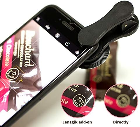 עדשת מצלמה לטלפון נייד 001, זווית רחבה 2 ב-1 וערכת עדשת מאקרו פי 15 עם קליפ