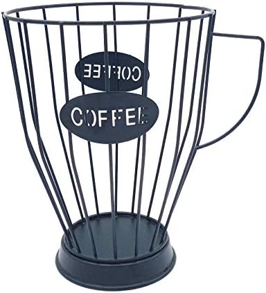 בר צורת מארגן קפה אחסון תרמיל עבור כוס קפה ספל מחזיקי מחזיק דלפק ניקיון & מגבר; מארגני מתכת תחת מיטת אחסון