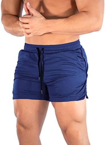 אקסקה גברים של כושר אימון מכנסיים קצרים מהיר יבש פיתוח גוף אימון מכנסי ריצה