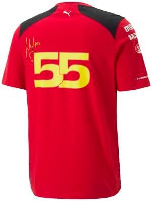 Scuderia Ferrari - 2023 חולצת טריקו של צוות קרלוס סיינץ - גברים - אדום