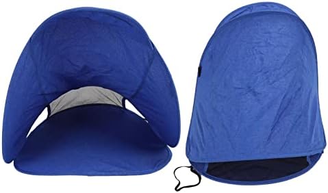 אוהל מקלט מיני שמש, מיני ראש אוהל קופץ, אוהל נושם הגנה מפני פנים מיני מקלט שמש עם שקית אחסון לטיולי קמפינג חיצוניים,