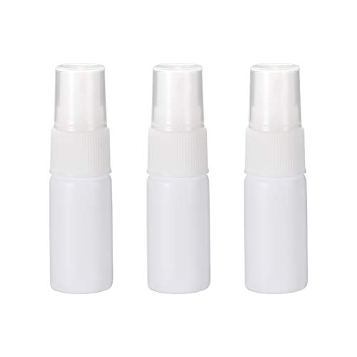 בקבוק ריסוס ערפל עדין uxcell, 0.34oz/ 10 מל ריסוס פלסטיק בקבוקים לבנים 3 יחידות