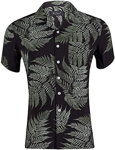 חולצות בהוואי גברים שרוול קצר קירור אופנה קירור חולצות חוף קיץ