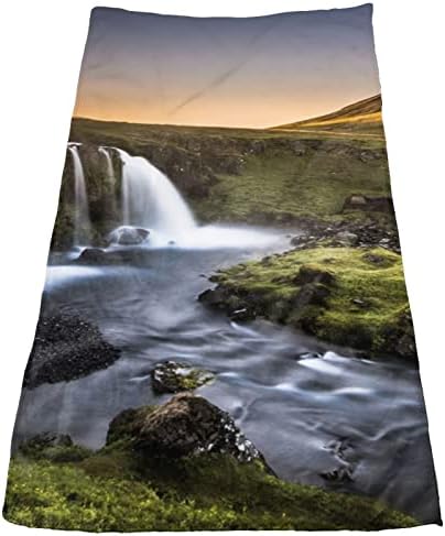 מגבת איסלנד יפהפה מגבת מיקרופייבר מגבת אורחת קישוטי אמבטיה ביתיים