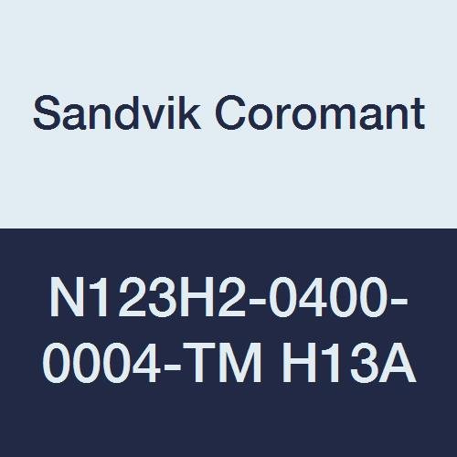 סנדוויק קורומנט קורוקוט 2-קצה קרביד מפנה הכנס, 123, שבב שבב, ח13א כיתה, לא מצופה, נ123ל2-0800-0012-ט מ, 0.0472