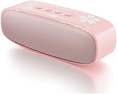 Mytrix Sakura Pink Perker Bloossom Bluetooth, רמקול אלחוטי נייד עם Bluetooth 5.0, זיווג כפול, רמקולים חיצוניים עם צליל