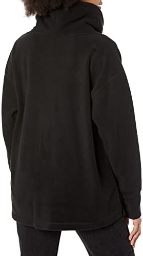 מעיל סוודר צוואר צמר קוטב של DKNY לנשים
