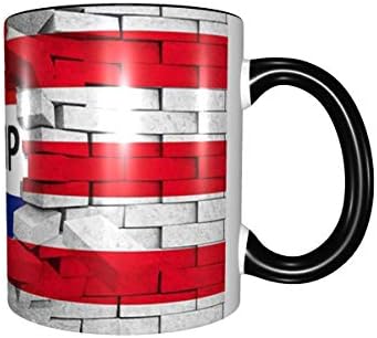 אמריקאי ארהב טראמפ דגל קרמיקה קפה ספל ייחודי הטוב ביותר מתנות מיקרוגל ומדיח כלים בטוח מצחיק תה כוס 12 עוז