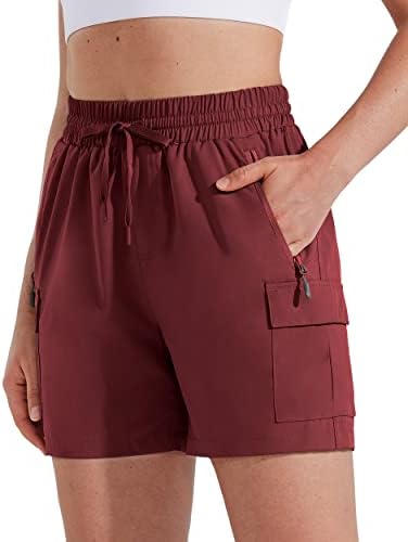 מכנסי טיול לנשים של Maskert מכנסיים קצרים 5 7 9 מהיר יבש אתלטי מכנסיים קצרים