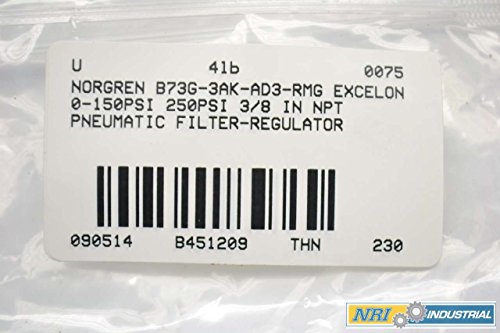 Norgren B73G-3AK-AD3-RMG 150PSI250PSI 3/8INNPT פנאומטי פילטרוולטור B451209