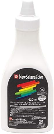 サクラクレパス Sakura Craypas Etpw420p50 צבע פוסטר אקרילי, 14.2 fl oz, לבן