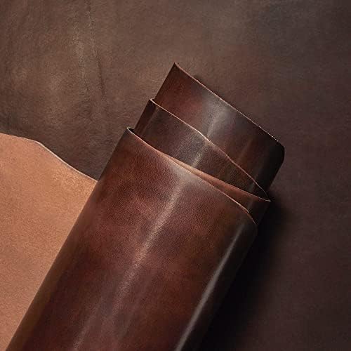 רצועת עור של וויקט וקרייג 'רתמה מסורתית', שוקולד, 55 עד 60 אורך, 9-11oz