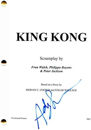 אנדי סרקיס חתום על חתימה - תסריט סרטים מלא של קינג קונג - גולום לורד הטבעות, ההוביט: מסע בלתי צפוי, כוכב הקופים, הרפתקאותיו