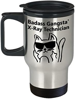 Badass Gangsta 'טכנאי רנטגן ספל נסיעות קפה