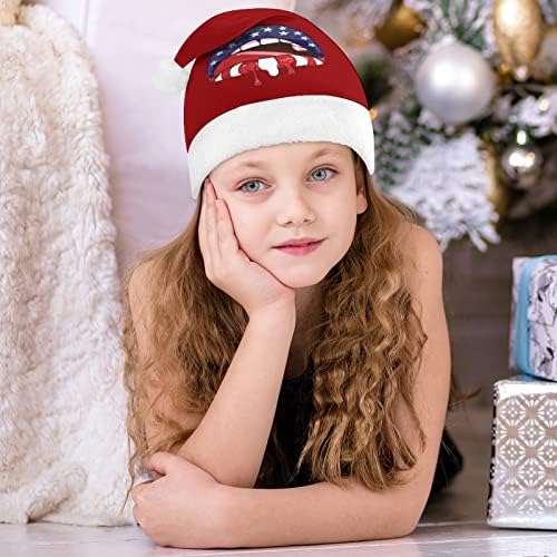 אמריקאי שפתיים חג המולד כובע אישית סנטה כובע מצחיק חג המולד קישוטים