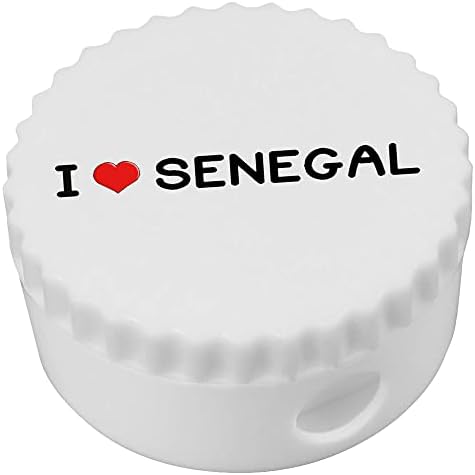 Azeeda 'אני אוהב את Senegal' מחדד עיפרון קומפקטי