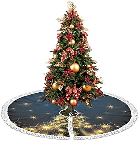 טאדמוס עיצוב זהב עיצוב עץ חג המולד עץ חג המולד קישוט לחג מסיבות בית לחצרת עץ חג המולד, אחסון קל, רחיצה