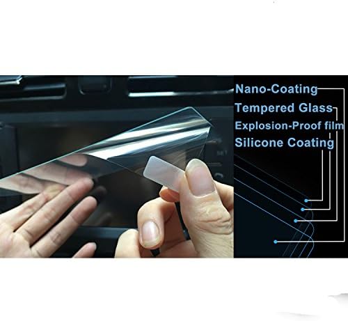 מגן מסך ניווט לרכב עבור 2019 2020 2021 2022 בלייזר 8 אינץ, מזג זכוכית 9 שעות קשיות רכב מידע בידור סטריאו תצוגת